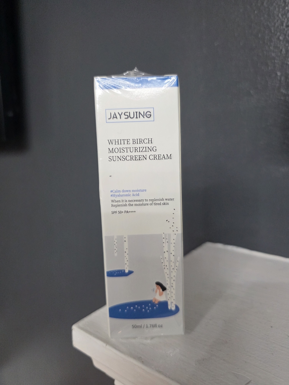 White Birch Moisturizing Sunscreen Cream - Hydrating SPF50+